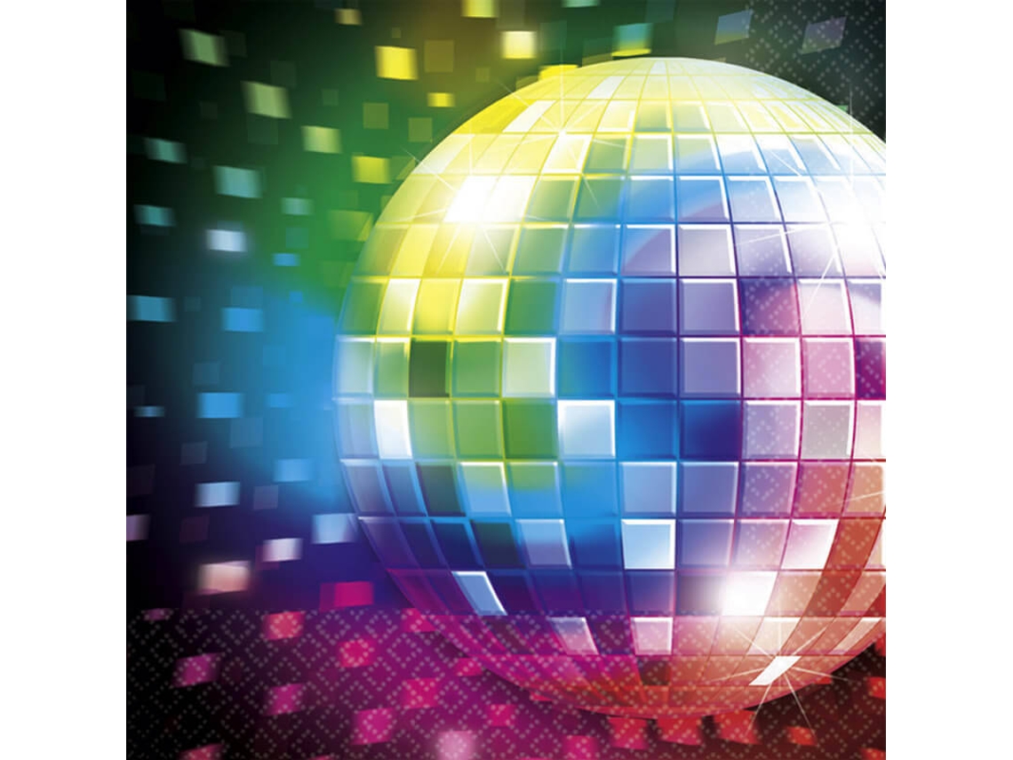 Servilletas DISFRAZZES Disco (16 un - 33 x 33 cm)