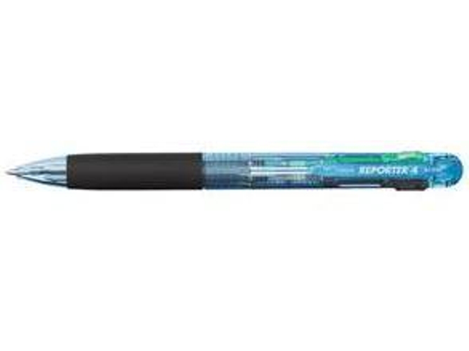 Bolígrafo TOMBOW Reporter 4 Azul Transparente