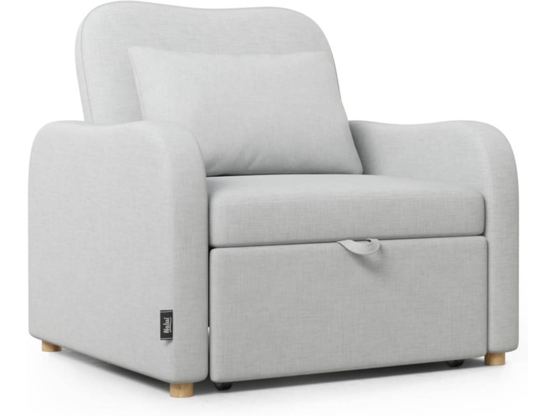 Sillón Cama Gris NALUI Buddy Reclinable 3 En 1 (92x97x90cm)
