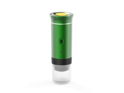 Cafetera expreso portátil 3 en 1 con autocalentamiento para autocaravanas, senderismo, oficina y Digitallab (verde)