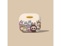 Funda protectora para auriculares Airpods 4, protección completa (labubu) Czhhmart