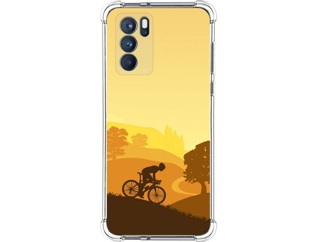Carcasa Oppo Reno 6 Pro 5G TUMUNDOSMARTPHONE Ciclista Multicolor