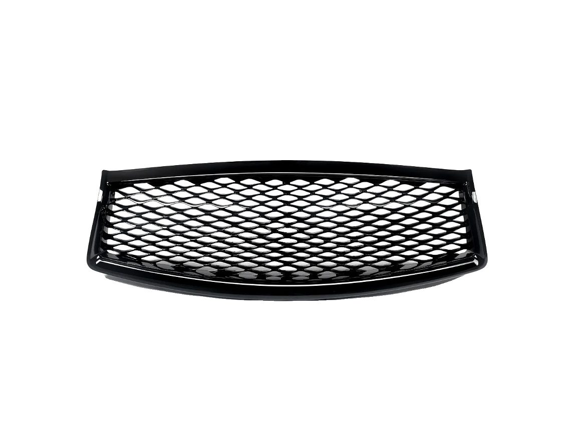 Rejilla, acabado negro brillante, reemplazo directo, OEM negro brillante