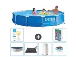 Intex Piscina Com Estrutura Redonda - 366x76 Cm - 7-peças S76