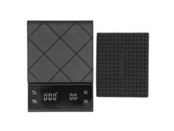 Balança Digital De Café Com Temporizador E Tela Led, Precisa 0.1g, Conversão G/oz/ml, Abs
