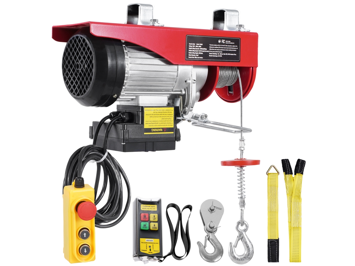 Polipasto eléctrico Succebuy de 600 kg con control remoto inalámbrico y cable de 4,2 m