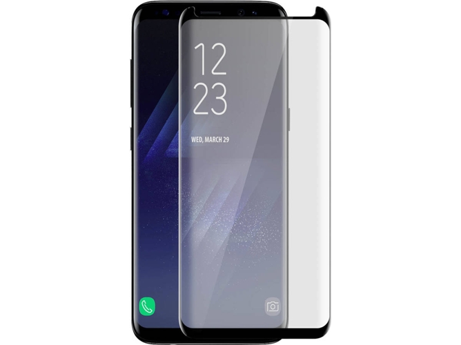 Protector de Cristal Templado AVIZAR Samsung Galaxy S8+ Negro
