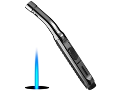 2026-encendedor De Velas Recargable, Encendedor De Chorro Largo, A Prueba De Viento, Llama Ajustable, Capacidad De Gas 0.86g