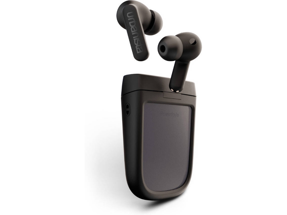 Auriculares Bluetooth True Wireless URBANISTA Phoenix (In Ear - Micrófono - Negro)