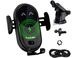 Cargador Sem Inteligente Carro Painel Carregamento Rápido Saída YIZHOOD Negro