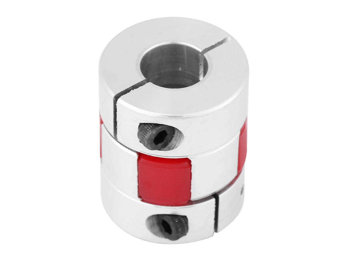 Conector De Eje De Aleación De Aluminio Plum D25 L30 11-12 Mm Para Transmisión Mecánica