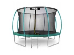 Trampolín de jardín de 435 cm con malla interior NEO-SPORT