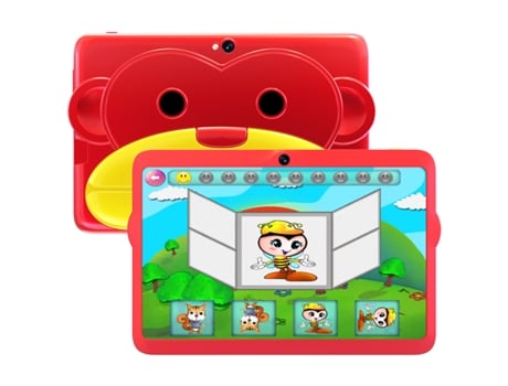 Tablet para Niños PRITOM Q8C2 (7'' - 16 GB - 2 GB RAM - Wi-Fi - Rojo)