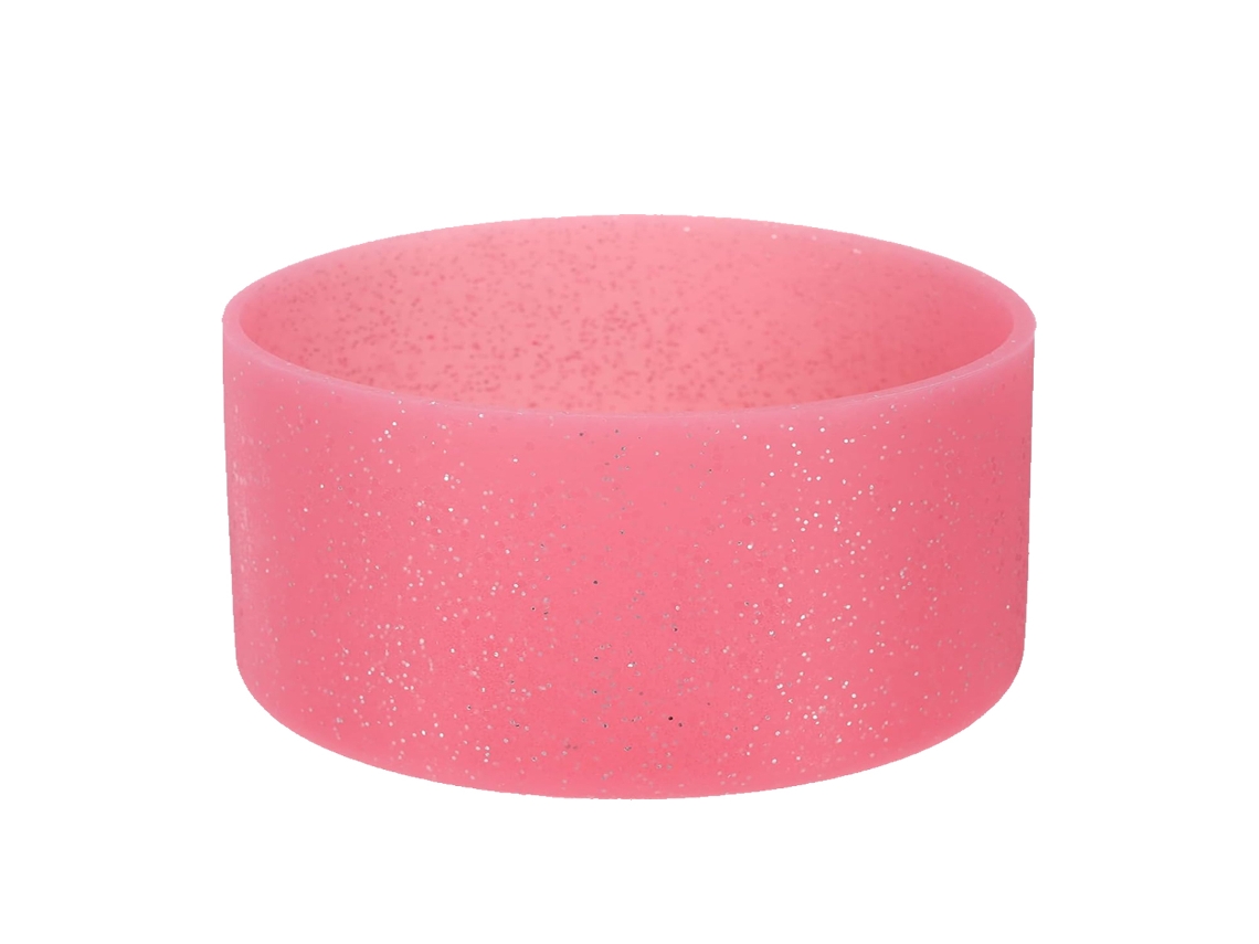 JILLIOPER Set de vasos térmicos de silicona antideslizante, alta temperatura, set de vasos de 7,5 cm y 9 cm con base de silicona