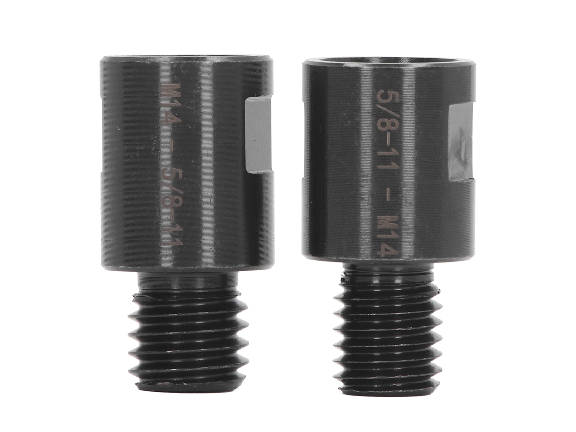 2 Adaptadores De Conversión Roscados De 5/8 Pulg. A M14 Y De M14 A 5/8 Pulg. Para Fresa Y Macho De Roscar.