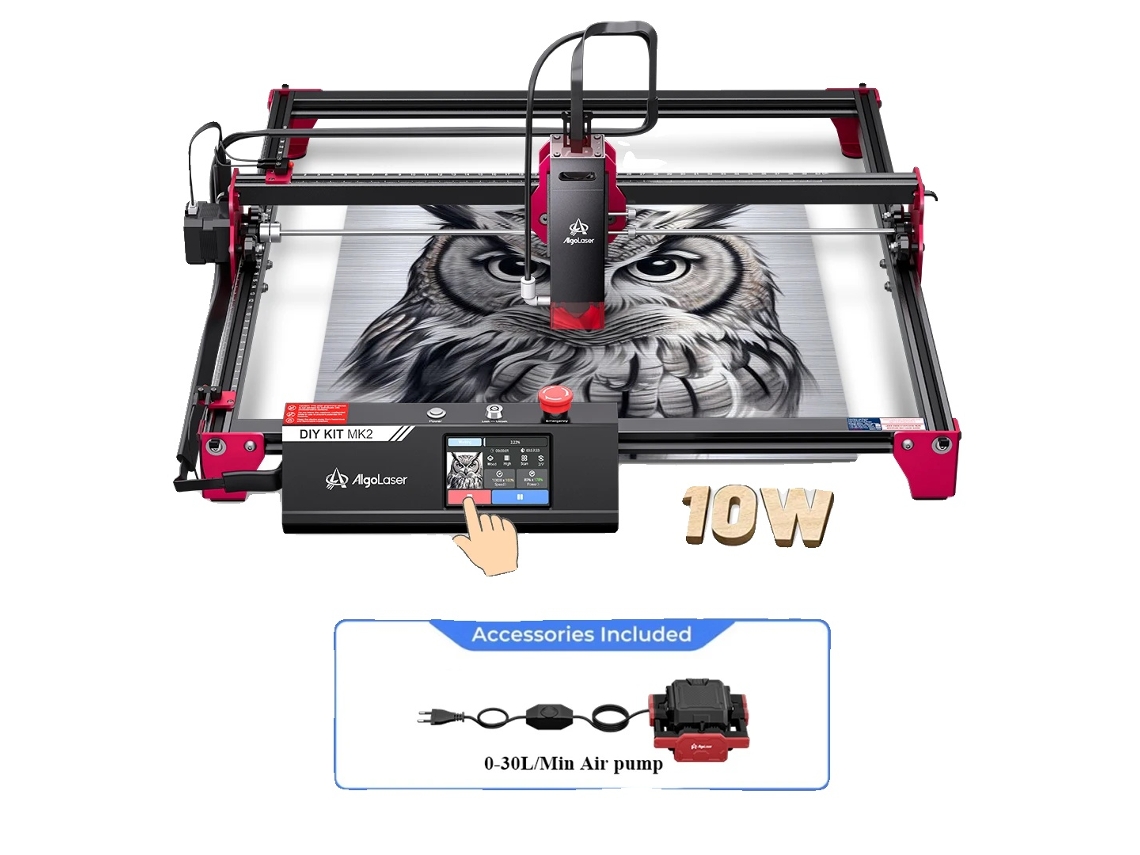 Cortadora láser CNC, alta velocidad, pantalla táctil, C, 10 W OEM