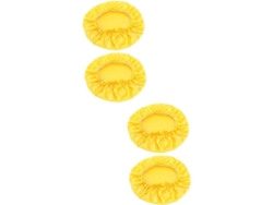 Juego de 4 gorros de dormir, sombreros de noche y cofias redondos de satén Gokoco