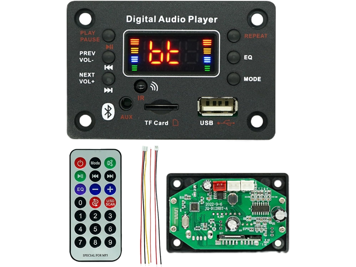 Módulo receptor de audio MP3 para voz | Tarjeta receptora de audio para radio | Gokoco Electronic Composer