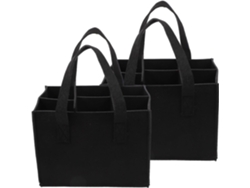Paquete 2 6 Portátil Bolsa De Fieltro Para
