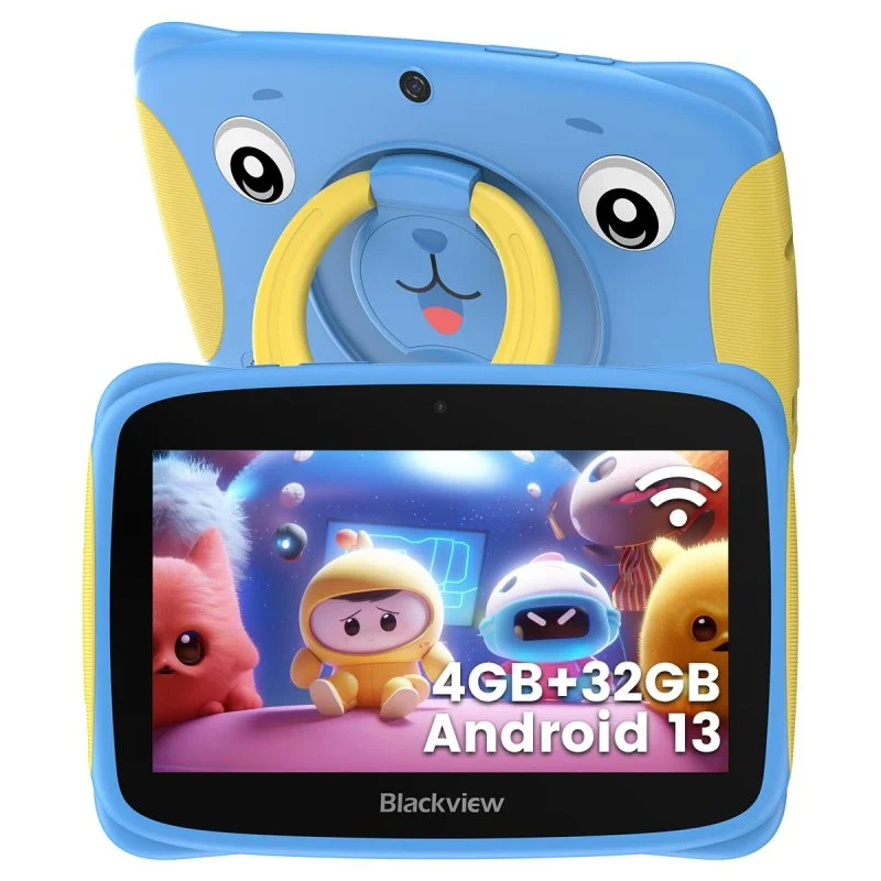 Tablet BLACKVIEW Tab 3 Kids 7 IPS HD+ 2/32GB Tablet para Niños con Funda Azul