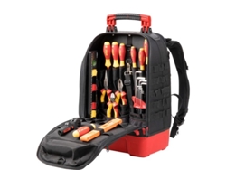 Conjunto de Mochilas de Hombre WIHA Ferramentas Equipada Eletricistas Blanco - 28pcs (530 mm)