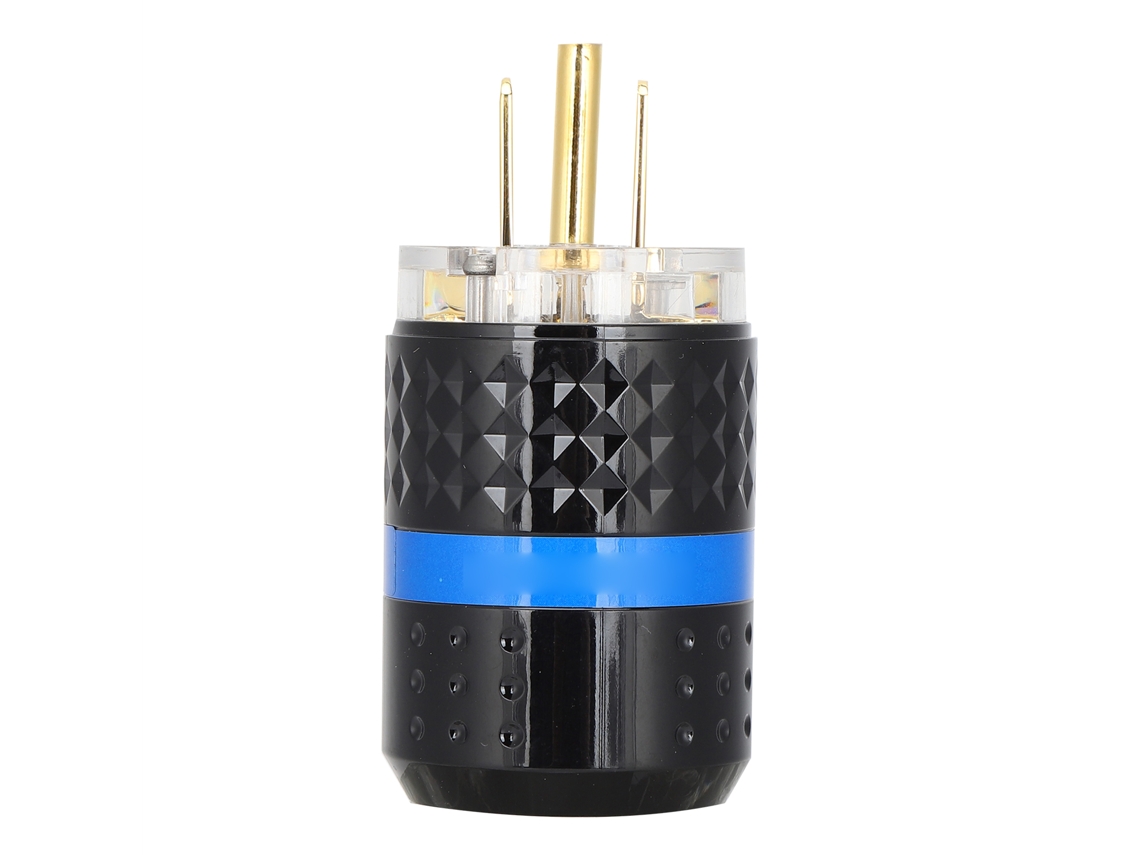 Conector De Audio Mono M103g Con Enchufe De Alimentación De Cobre Puro Chapado En Oro De 24 Quilates.