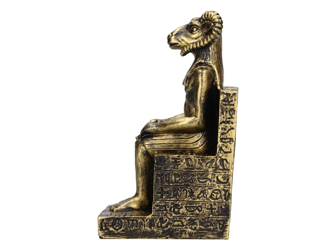 Estatua Del Dios Carnero Egipcio, Resina Duradera, Resistente Al Desgaste, Decoración Clásica.