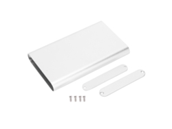 2026-caja De Aluminio Aleación Impermeable Para Placa De Circuito Gps Decodificador Sandblasteo Oxidación Plata 13x61x100mm