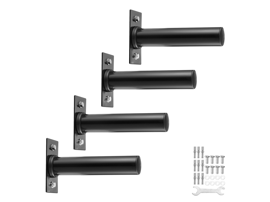 Soporte de pared para discos de pesas Succebuy (paquete de 4) para discos de 2 pulgadas
