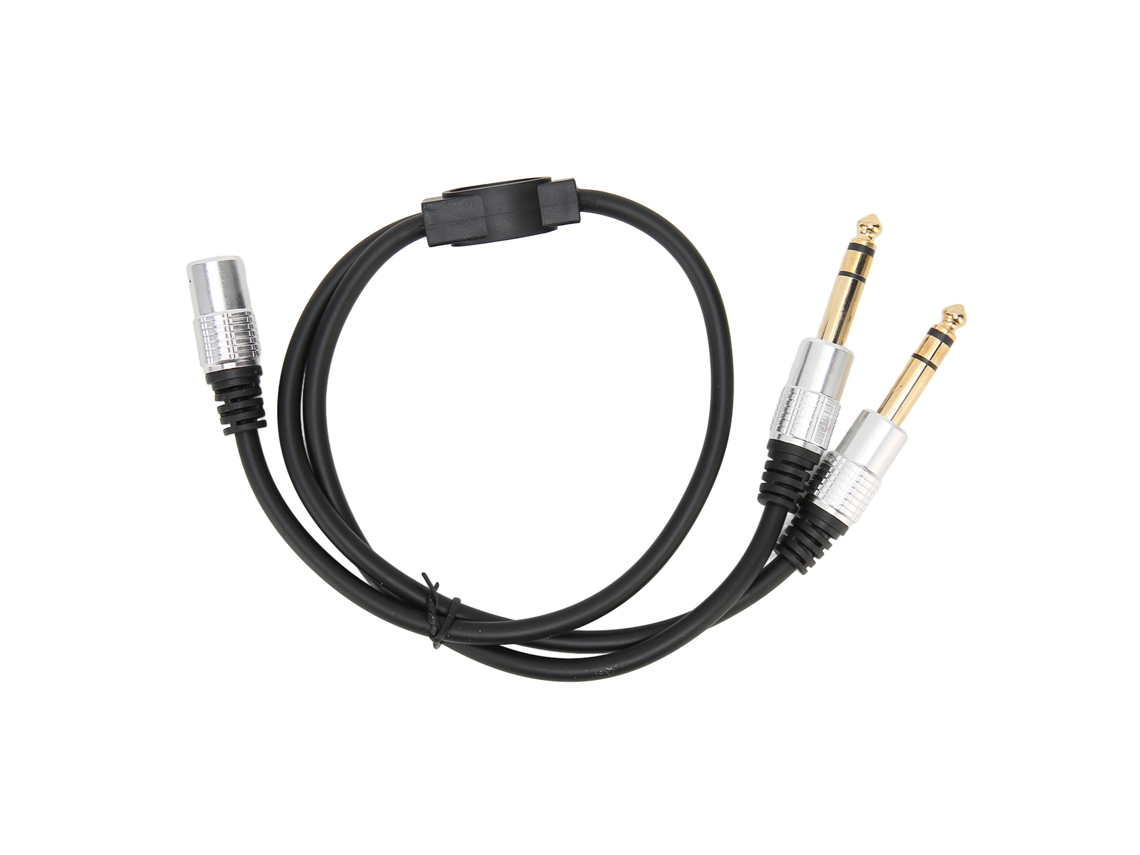 Cable Divisor Estéreo En Y De Doble Canal, De 3,5 Mm Hembra A Dos 6,35 Mm Macho, Para Guitarra, Equipos De Teatro Y