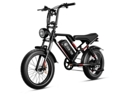 Bicicleta Eléctrica Ook-tek S8 Con Neumáticos Anchos, Batería De 48 V Y 17,5 Ah, Suspensión Completa.