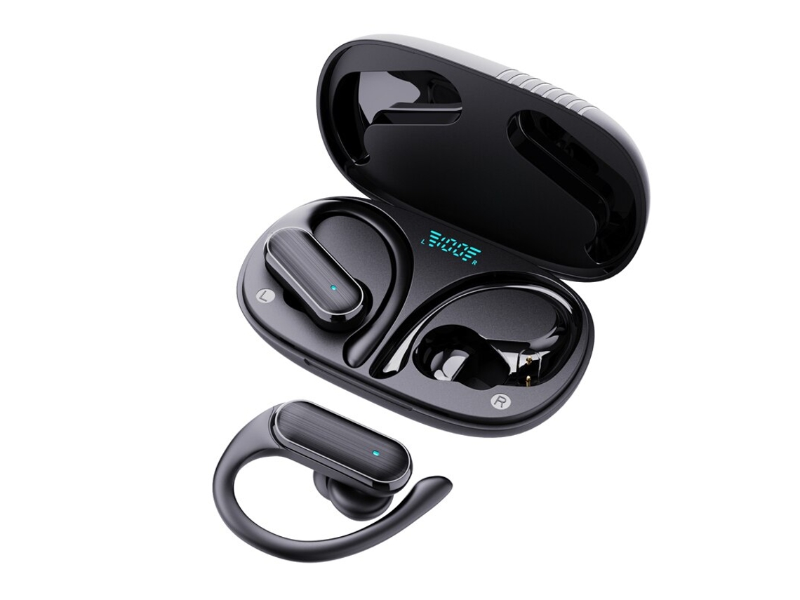 Mini Auriculares Inalámbricos Bluetooth (negros) Con Controles Táctiles Y Luces, Sonido Estéreo Hd, Resistentes Al Sudor.