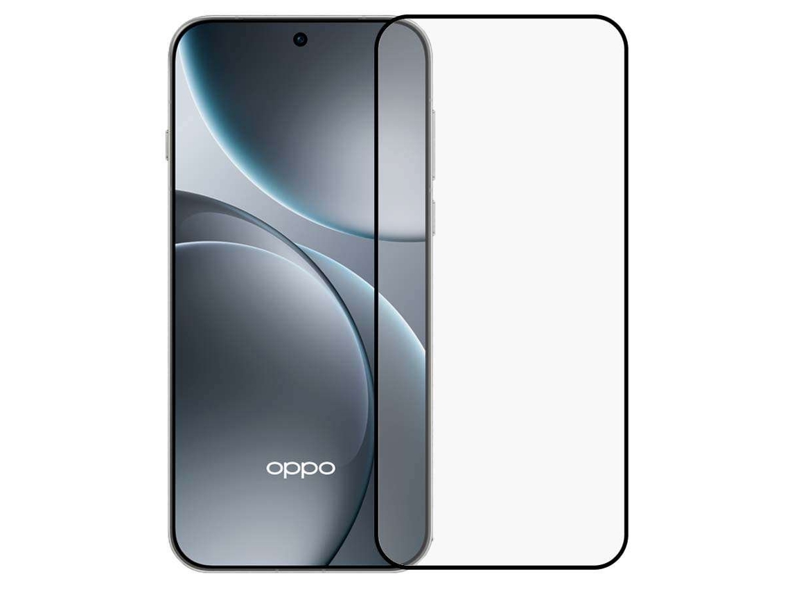 Cristal Templado Completo Negro Para Oppo Find X9