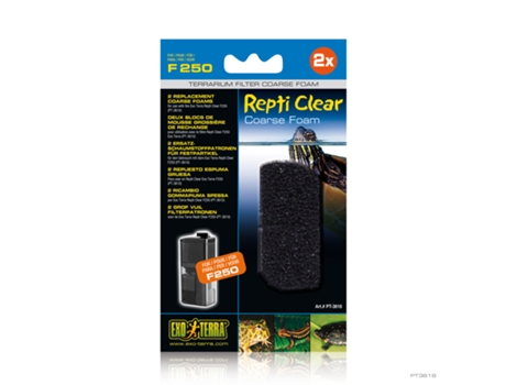 Recarga foamex grueso para filtro interno para terrarios acuáticas EXO TERRA Repti ClearF250