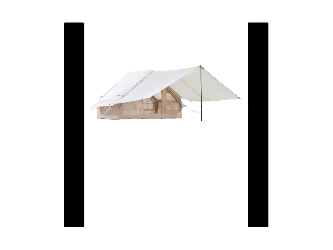 Tienda de campaña inflable para acampar, capacidad para 3-5 personas, tela Oxford 300D duradera, montaje rápido con bomba manual OEM