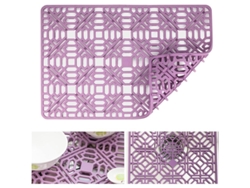 Alfombrilla De Silicona Para Fregadero De Cocina Linjou, Protector De Platos Y Accesorio De Secado (morado)