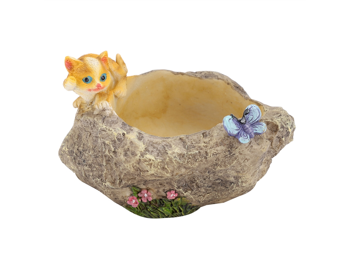 Póster de animales suculentos en miniatura de resina para mesa