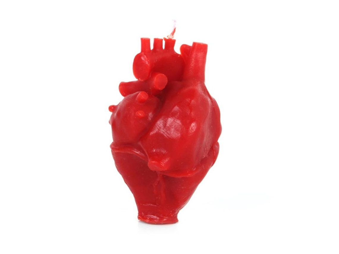 Vela Perfumada Corazón rojo de 6x5x9 cm