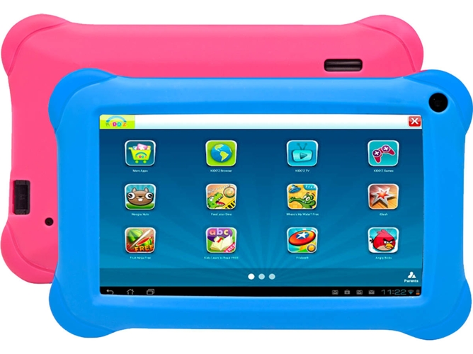 Tablet para Niños DENVER TAQ-70352K (7'' - 8 GB - 1 GB RAM - Wi-Fi - Azul y Rosa)