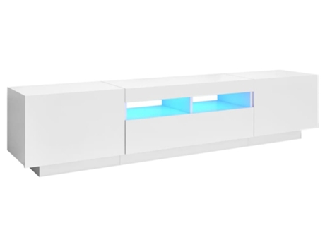 Mueble para la televisión VIDAXL Blanco Madera contrachapada (180x35x40 cm)