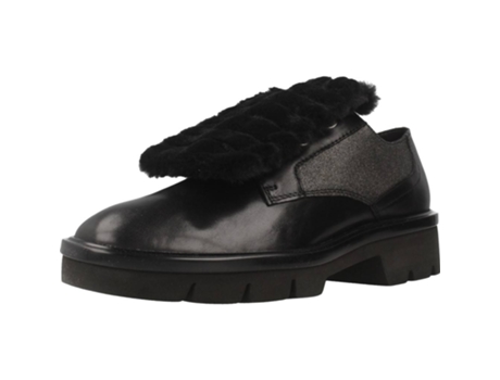 Zapatos de Mujer GEOX Quinlynn Piel Gris (39)