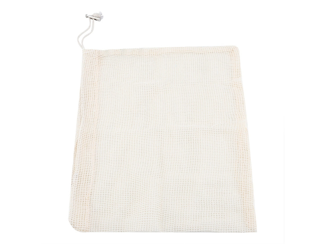 KOFIHETY Bolsas de Malla de Algodón Ligeras para Frutas, Verduras, Compras y Almacenamiento, Bolsas de Red Reciclables 20 x 30 cm