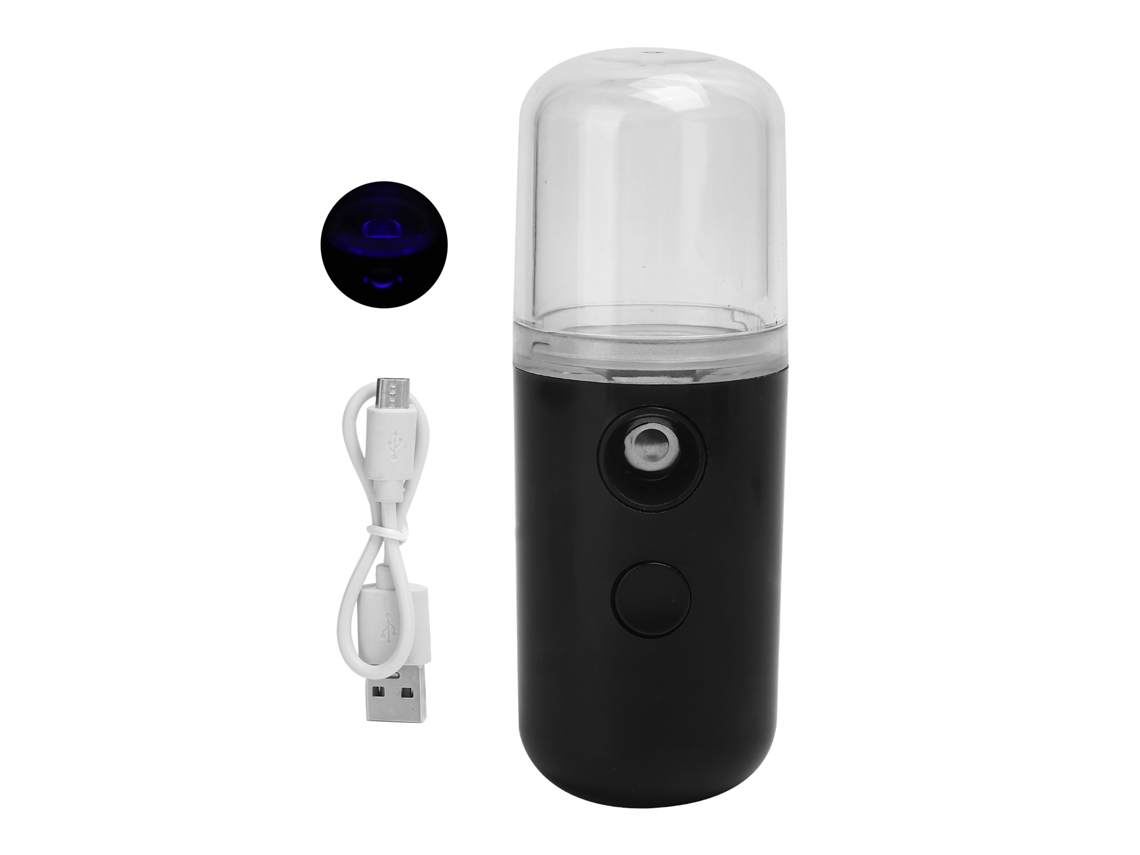 Atomizador facial portátil para humidificación e hidratación facial