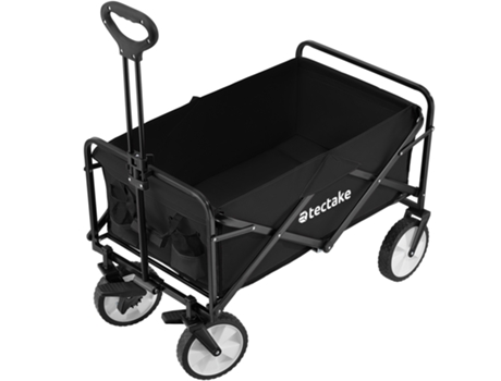 Carrito de mano plegable León con freno, capacidad de carga 80kg