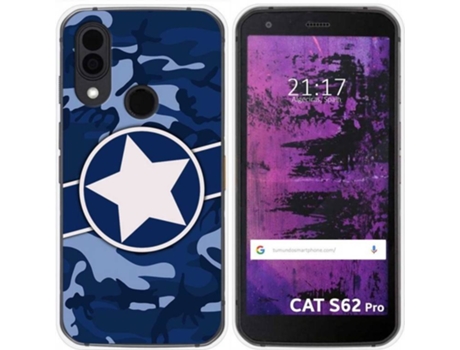 Carcasa CAT S62 Pro TUMUNDOSMARTPHONE Camuflaje 03 Multicolor