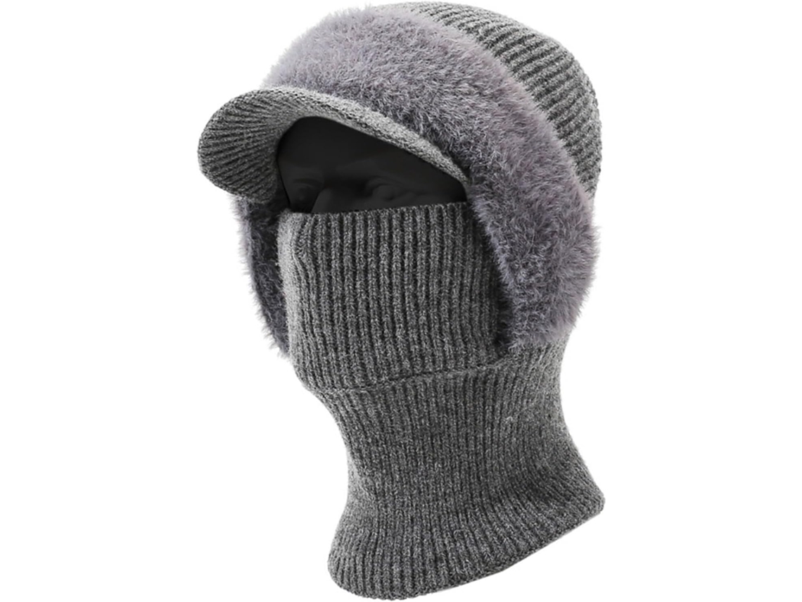 Gorro Ushanka Grueso Y Cálido Para Invierno - Accesorio De Vestuario Para Exteriores Calentador De Cuello