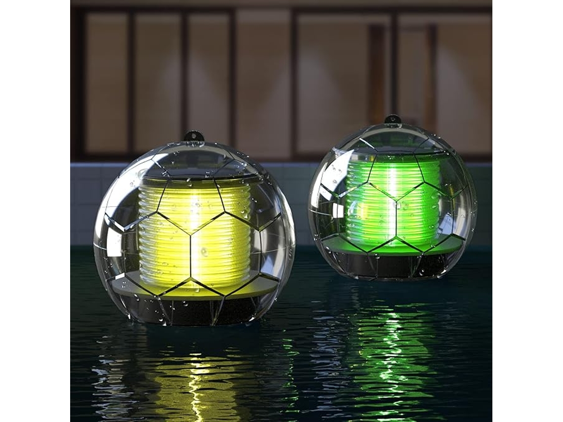 Iluminación De Piscina, Bombillas Solares Flotantes A Prueba De Agua, Cambio De Color, Para Piscina, El Jardín, Árboles (2 Piezas)