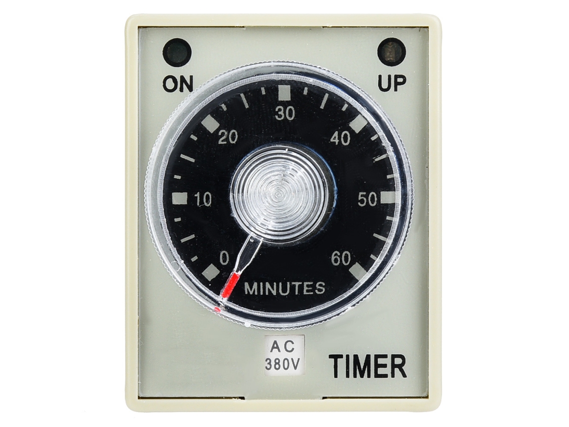 Yncm2026-relé De Temporización Ah3-3 Electrónico Ajustable Retardo De Liberación 8 Pines 60min 380v
