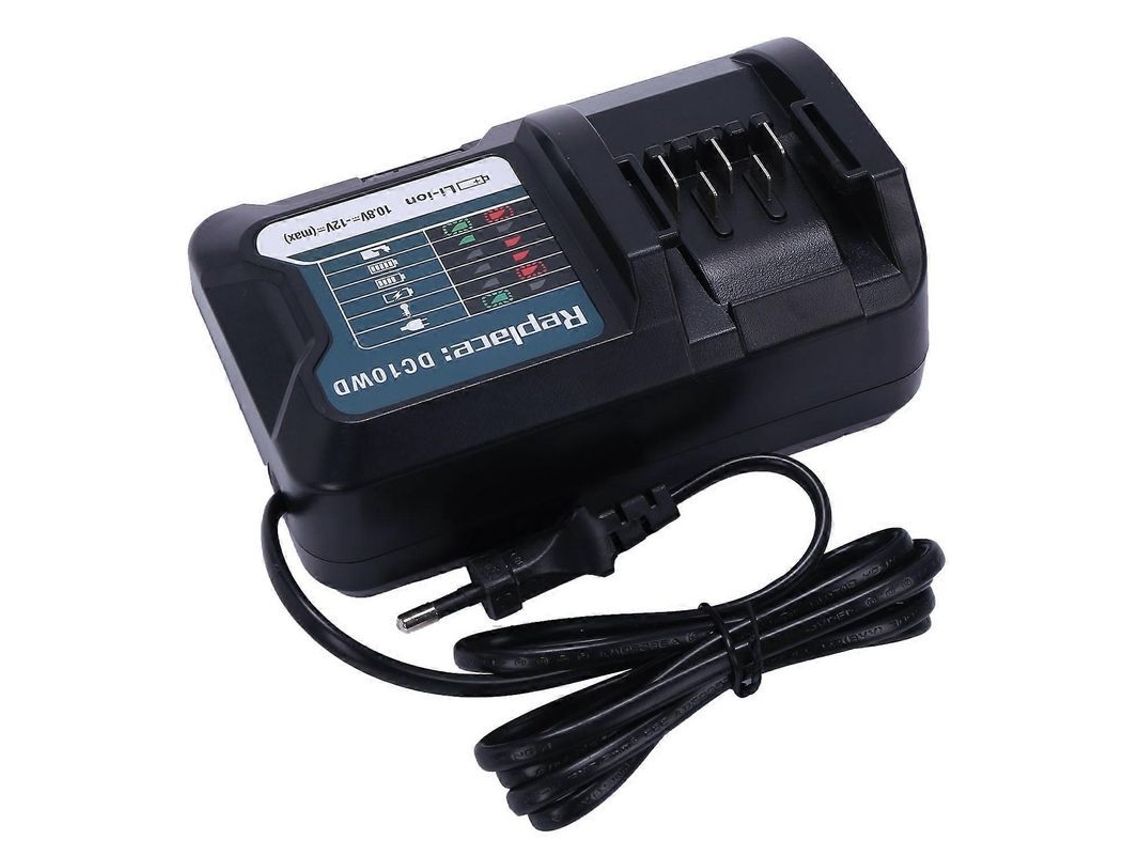 Cargador Rápido De Baterías De Litio Para Makita 10.8v 12v Dc10wd / Dc10sb / Dc10wc / Bl1015 / Bl1016 / Bl102