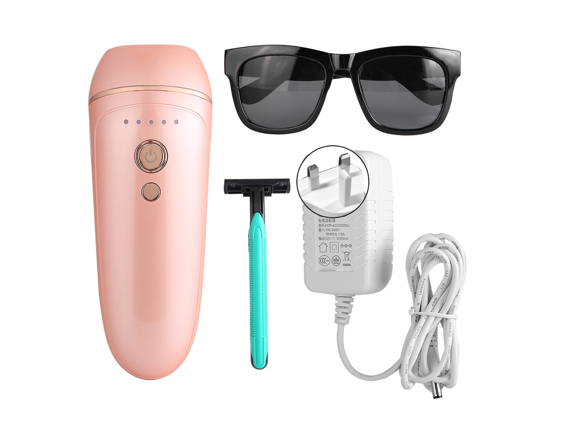 Depiladora láser IPL eléctrica indolora Oro Rosa